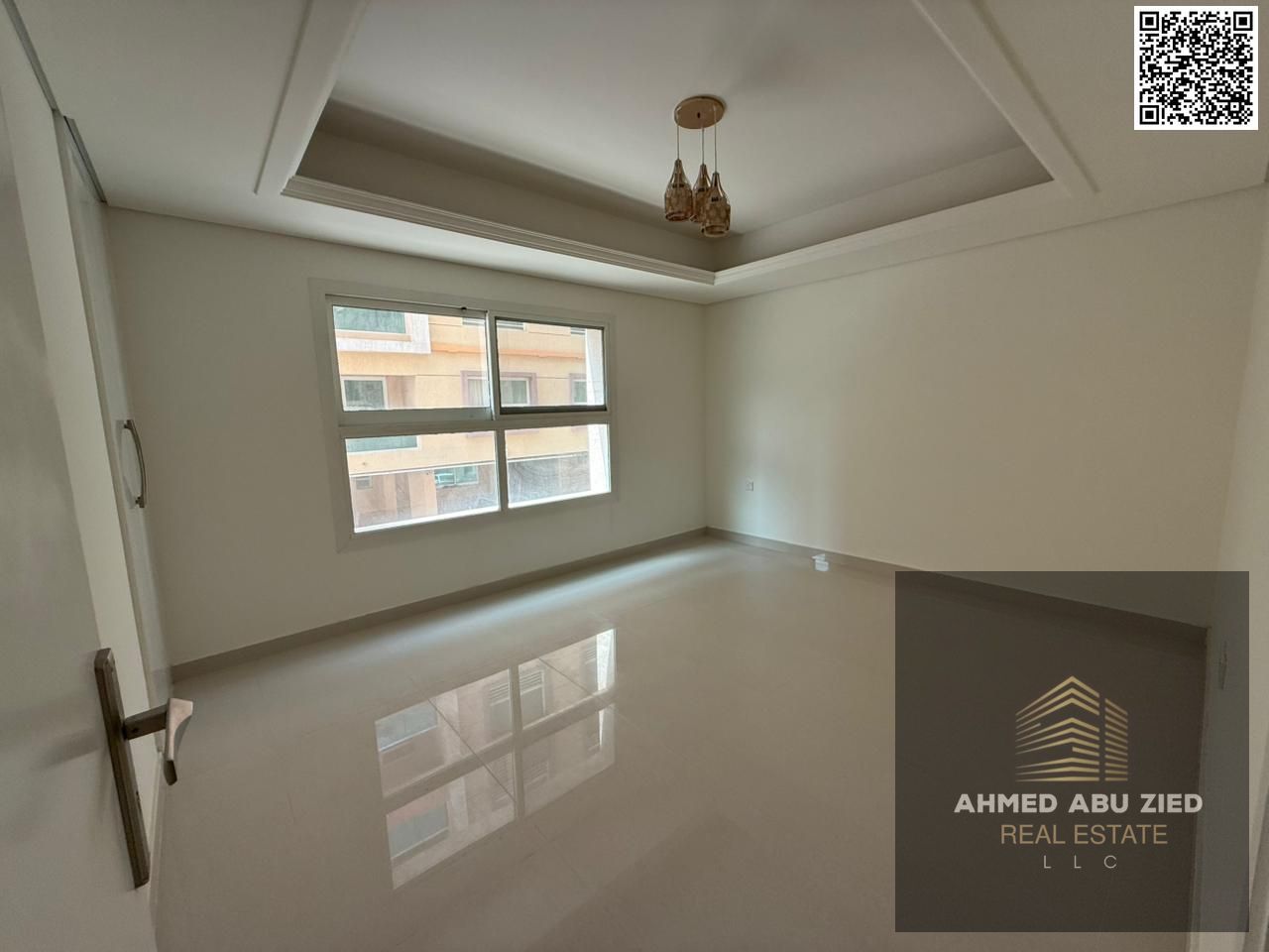 Upscale and luxurious bedroom, large living room, spacious kitchen, bathroom, balcony with open view, built-in wardrobes, honeymoon suite, one month f