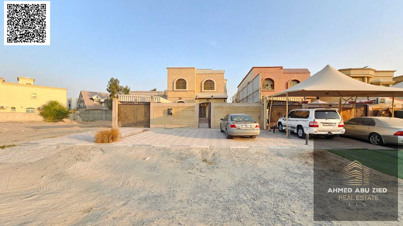 Luxury villa for rent in Al Muwaihat 2 – Elegant design and ideal spaces for family living, close to Sheikh Mohammed Bin Zayed Road