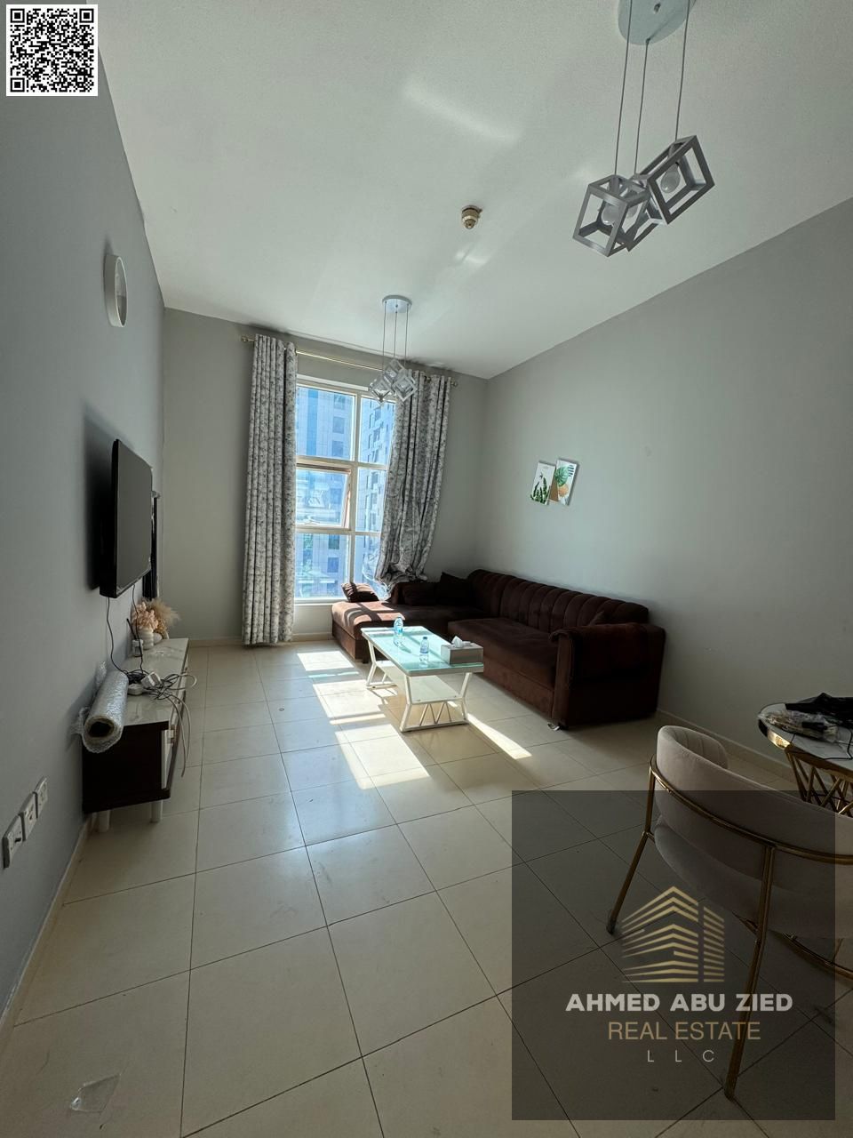 The finest and most luxurious furnished room and hall for annual rent in Ajman, City Tower Al Nuaimiya 3, 2 bathrooms and balcony, opposite Grand Mall