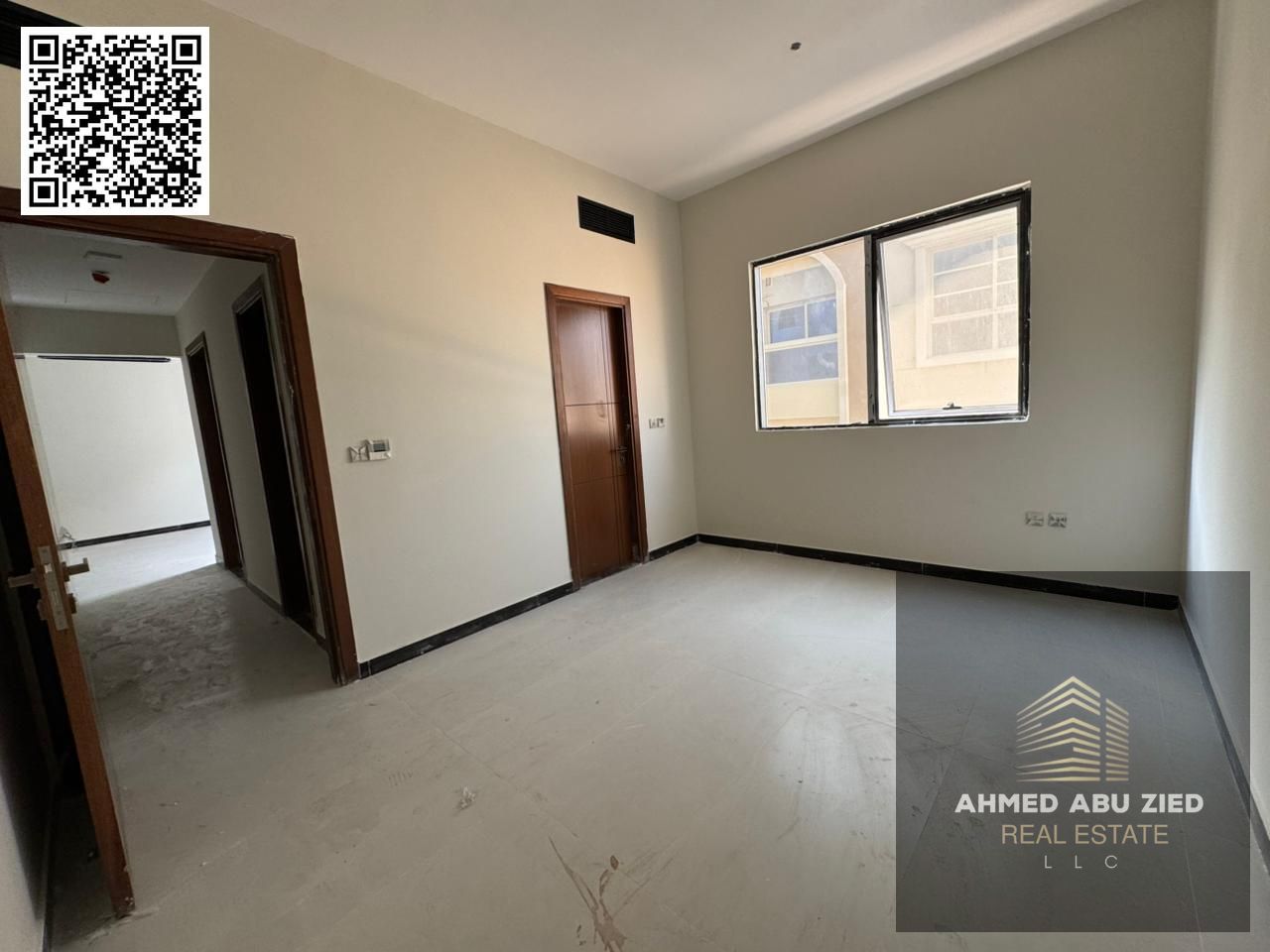 Luxury apartment for annual rent in Ajman, Al Jurf 3. First occupancy. One bedroom and living room with modern finishes, two bathrooms and a balcony.