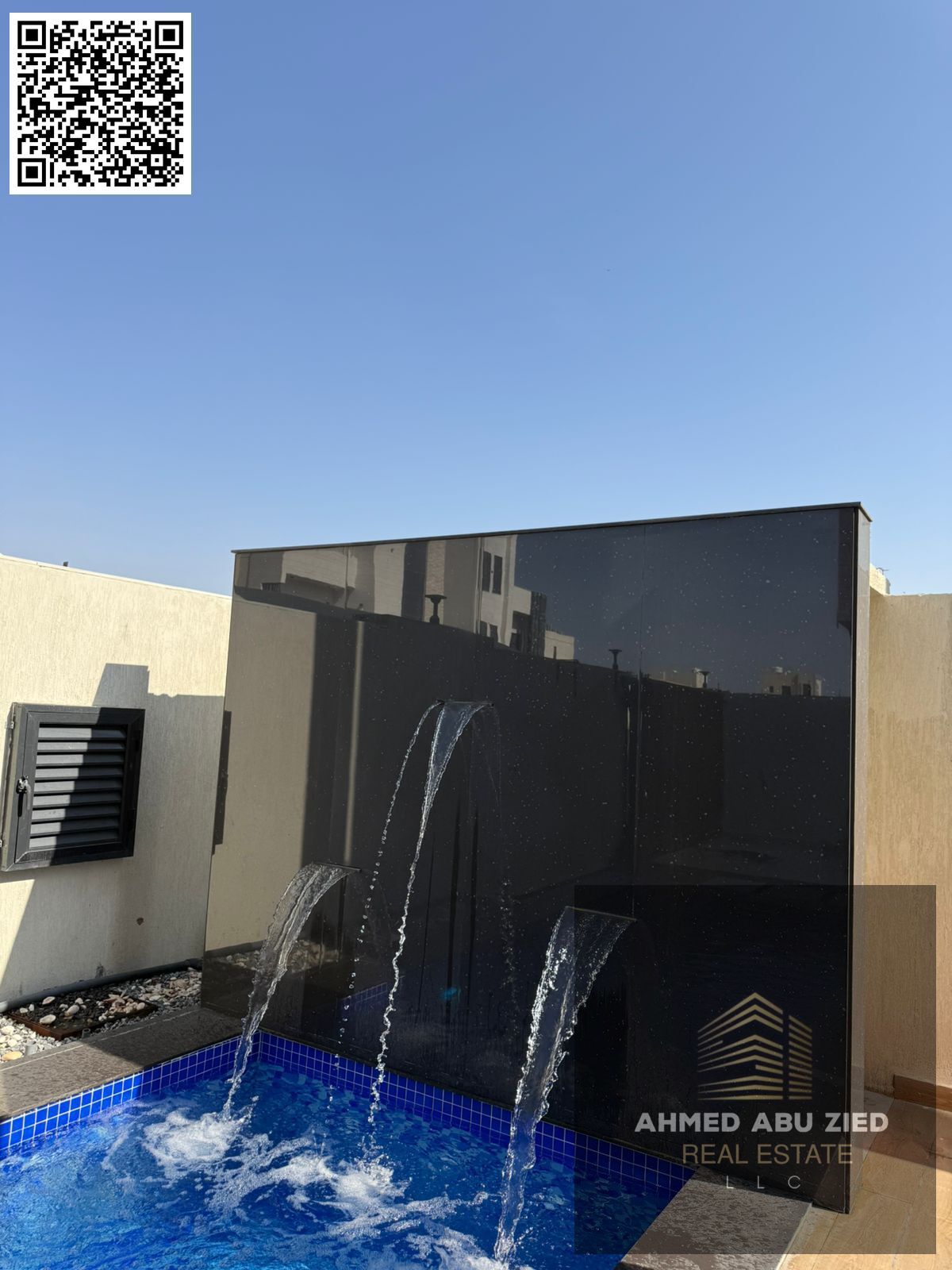Villa for rent in Al Bahia, second tenant, very clean, 4 master bedrooms, private pool, yard, unfurnished, ready at the beginning of the month, rent 1