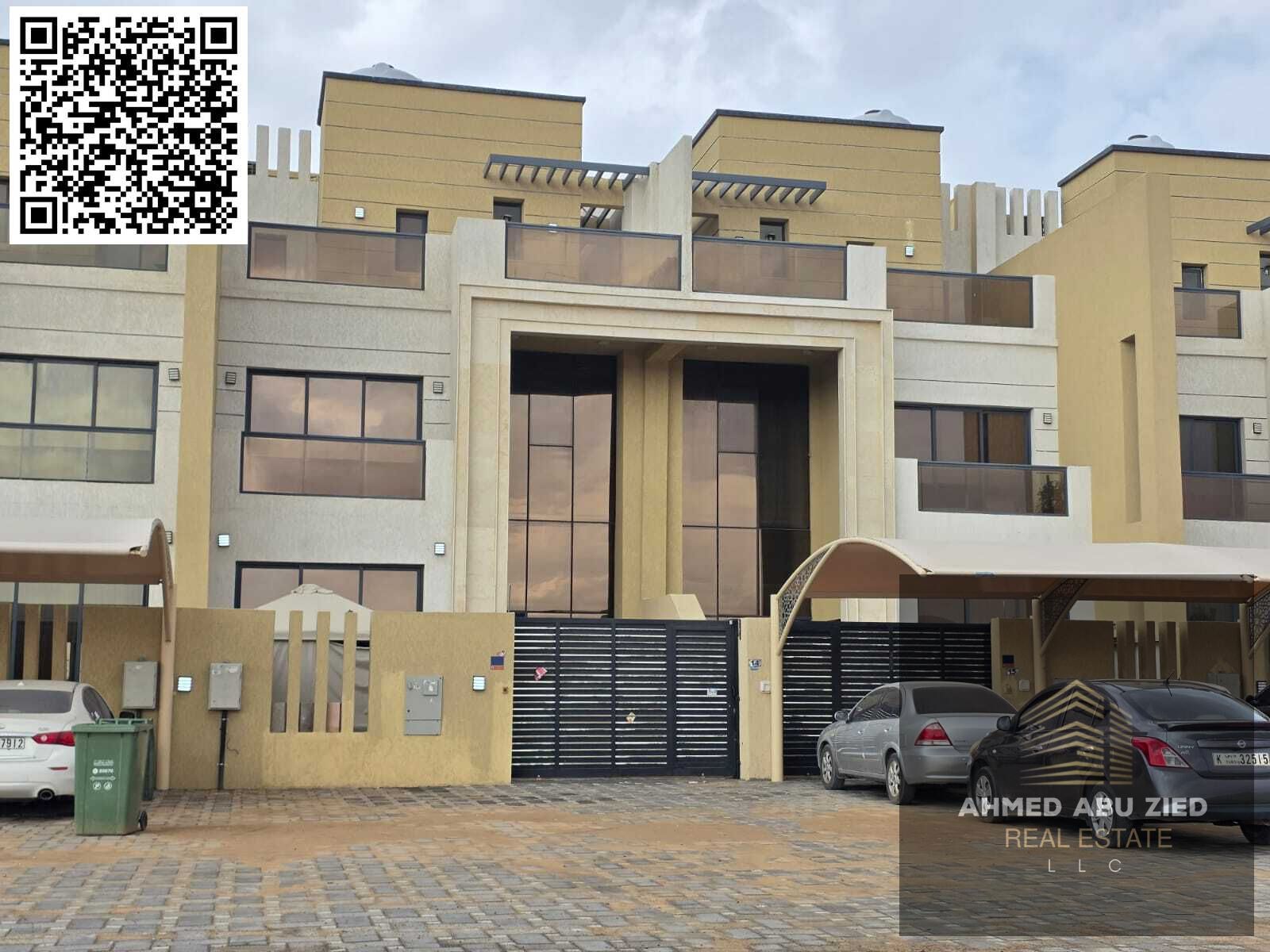 Peace be upon you **Exclusive Ad – Townhouse for Rent in Al Zahia** A distinctive townhouse on a main street, featuring 4 master bedrooms, a roof
