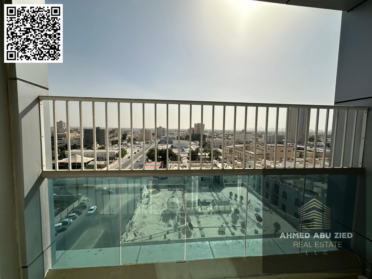 Luxury apartment for annual rent in Ajman, City Towers, Al Nuaimiya 3. Two bedrooms and a living room, located on Khalifa Street, next to Safeer Mall.