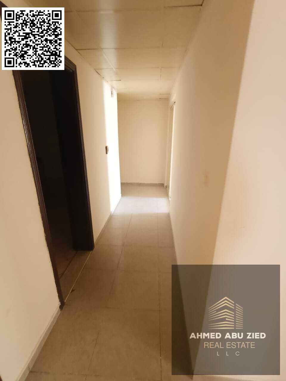 Luxurious two-bedroom apartment with a living room for annual rent in Ajman, Al Nuaimiya 2. Very spacious, 2 bathrooms, balcony, near Kuwait Street an