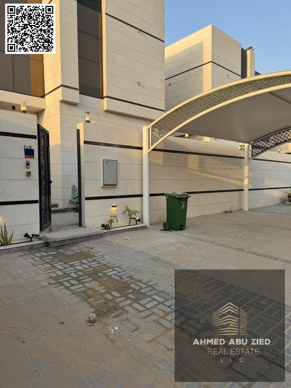 Villa for rent in Al Bahia **First occupant**, fully furnished with new furniture, 5 bedrooms, majlis and lounge, suitable for families only, ready to