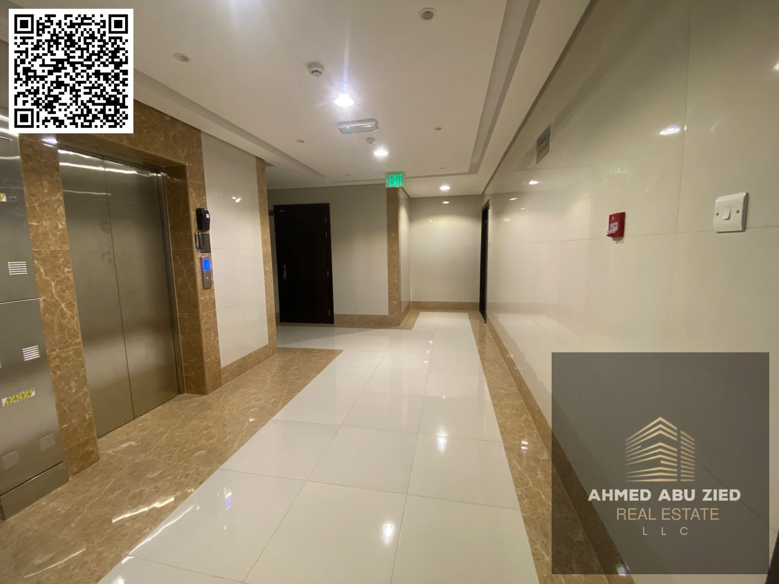 Luxury two-bedroom master suite for rent in Al Rawda 1, first occupancy, 3 bathrooms, balcony with view, central air conditioning, near Sheikh Ammar S