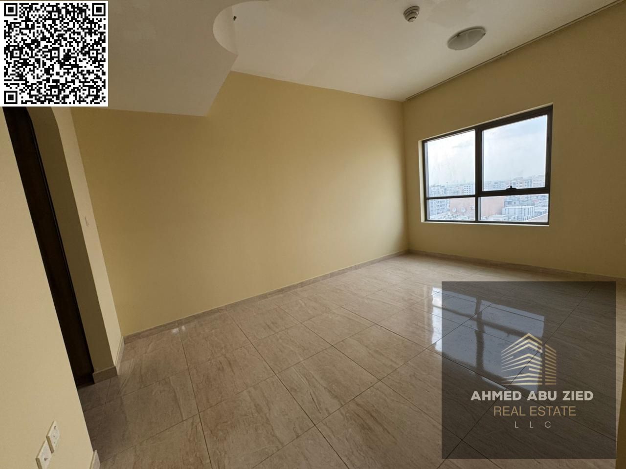 Brand New Luxury 2 Master Bedrooms Apartment in Al Jurf 3 near MBZ Road with Balcony, Central AC and One Month Free at Special Price