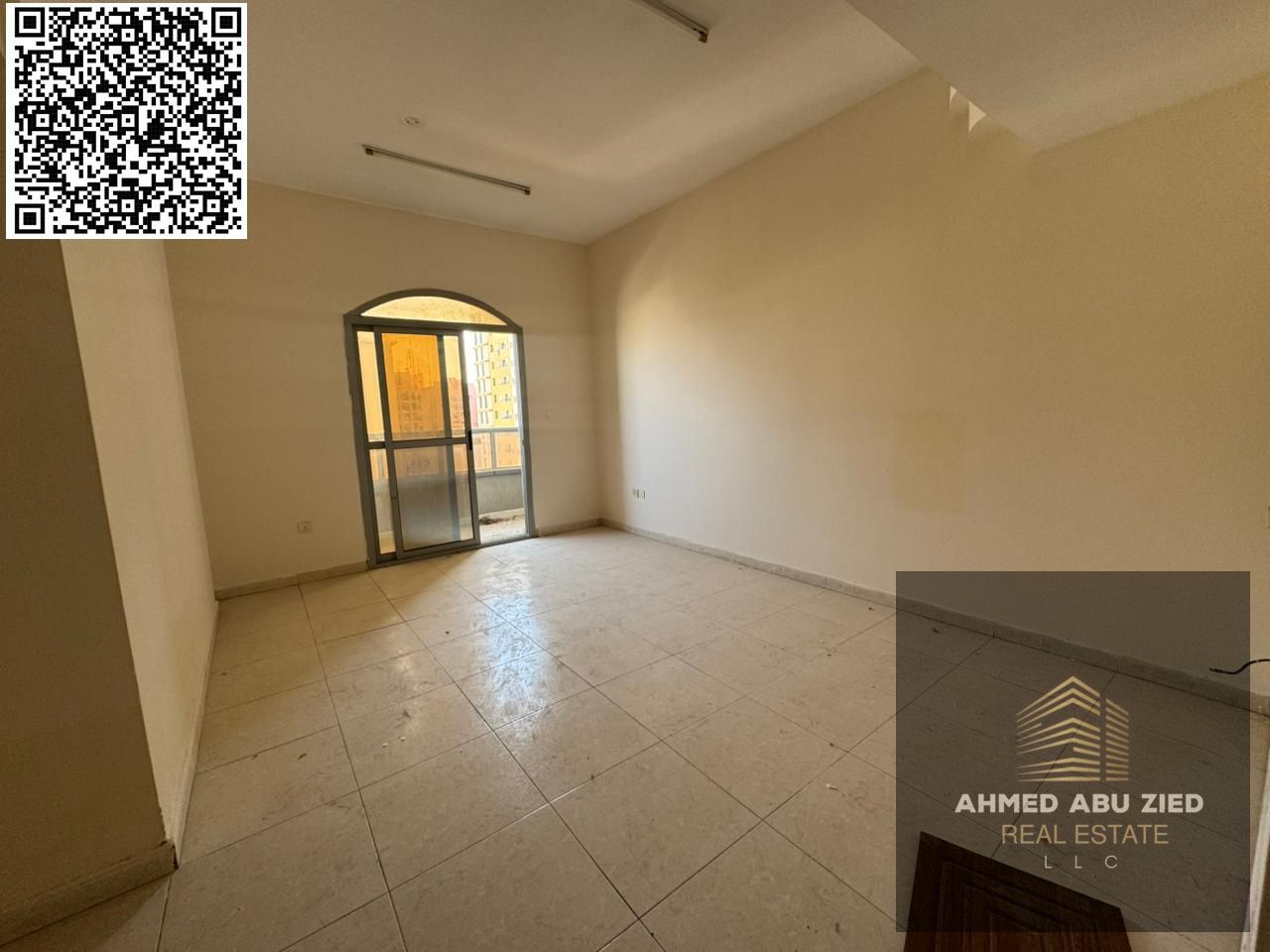 Two bedroom apartment for annual rent in Al Nuaimiya 1 Ajman on Sheikh Khalifa Street central AC balcony near Gulfa Bridge and Al Hikma School
