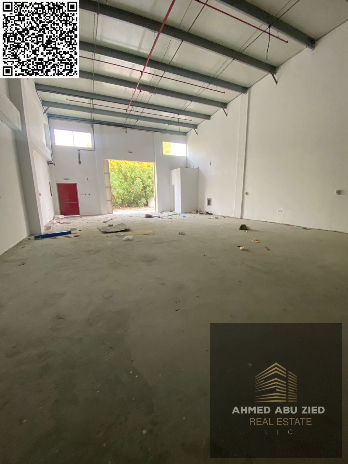 Commercial warehouse or storage space for annual rent in Ajman, Al Rawda Industrial Area 1, strategically located on Al Salam Street, suitable for all