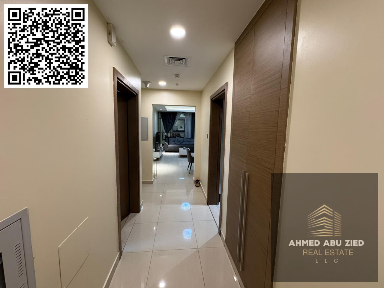 For annual rent in Ajman, a furnished one-bedroom apartment with a living room, two bathrooms, a gym, a swimming pool, and a free kids' area is availa