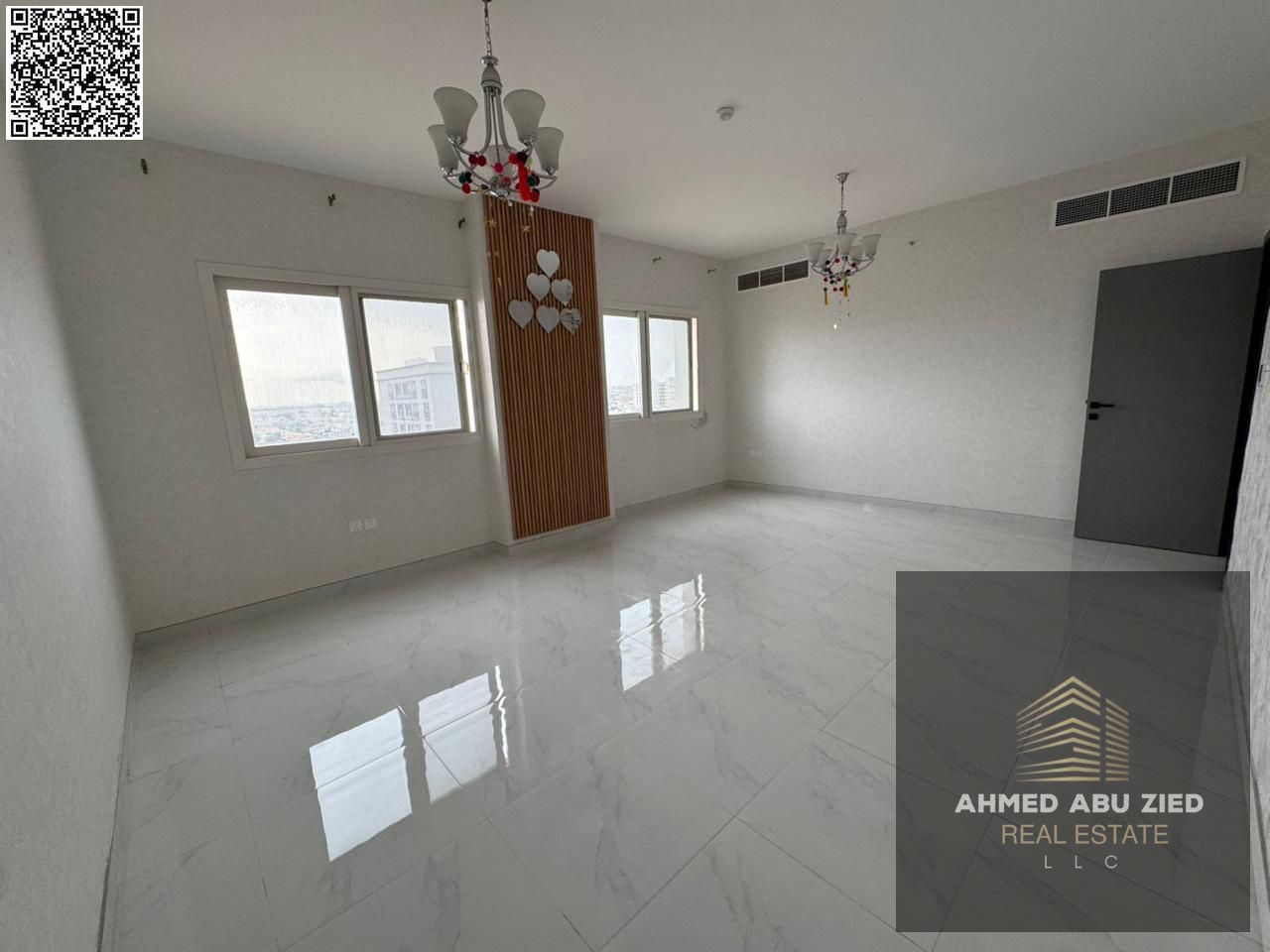 Luxury 2BR Hall for Annual Rent in Al Jurf 3 | Super Deluxe Finishing | 3 Baths | Balcony | Central AC | Free Parking | Flexable Payments
