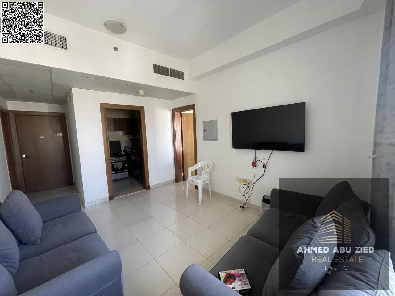 1BR + Hall Furnished in Al Amerah | Master Bedroom | Open‑View Balcony | 2 Baths | Central AC | Flexable Payments | Deposit Cheque
