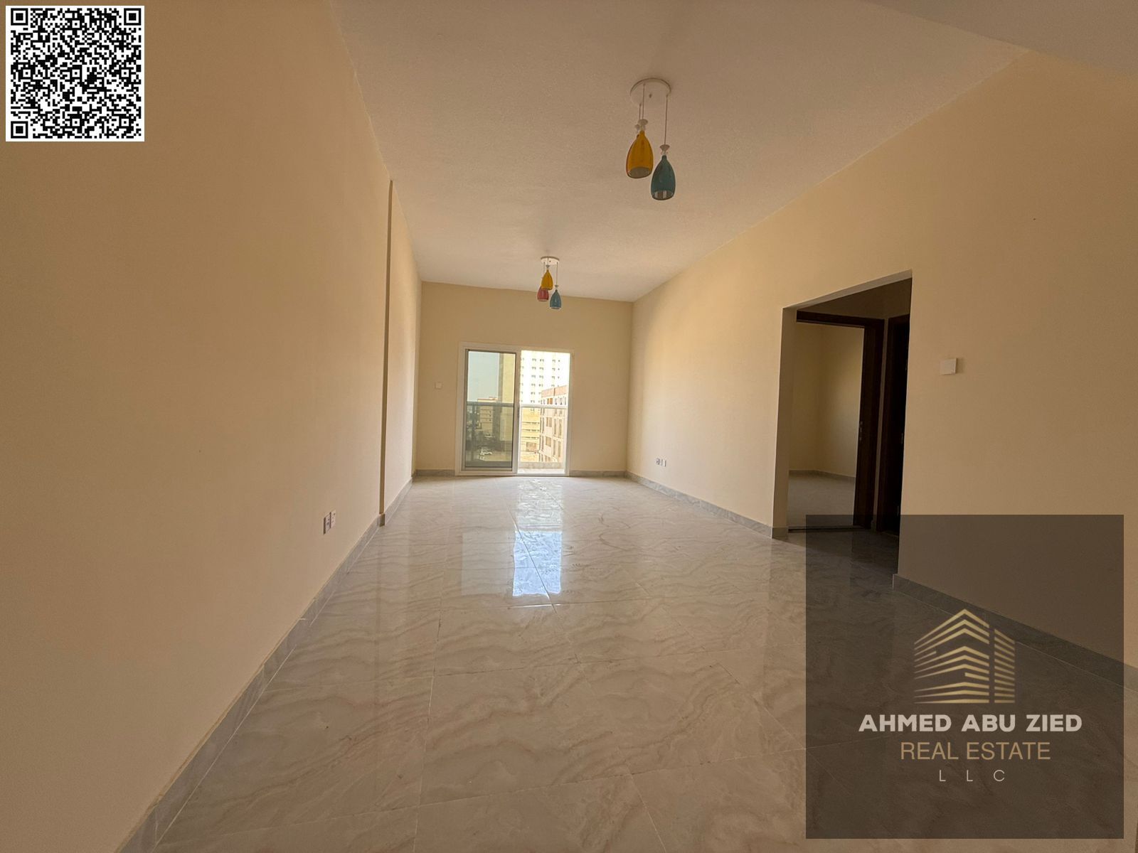 1BR Hall for Annual Rent in Al Jurf 3 | First Tenant | 2 Baths | New Building | Good Space | Prime Location | Flexable Payments