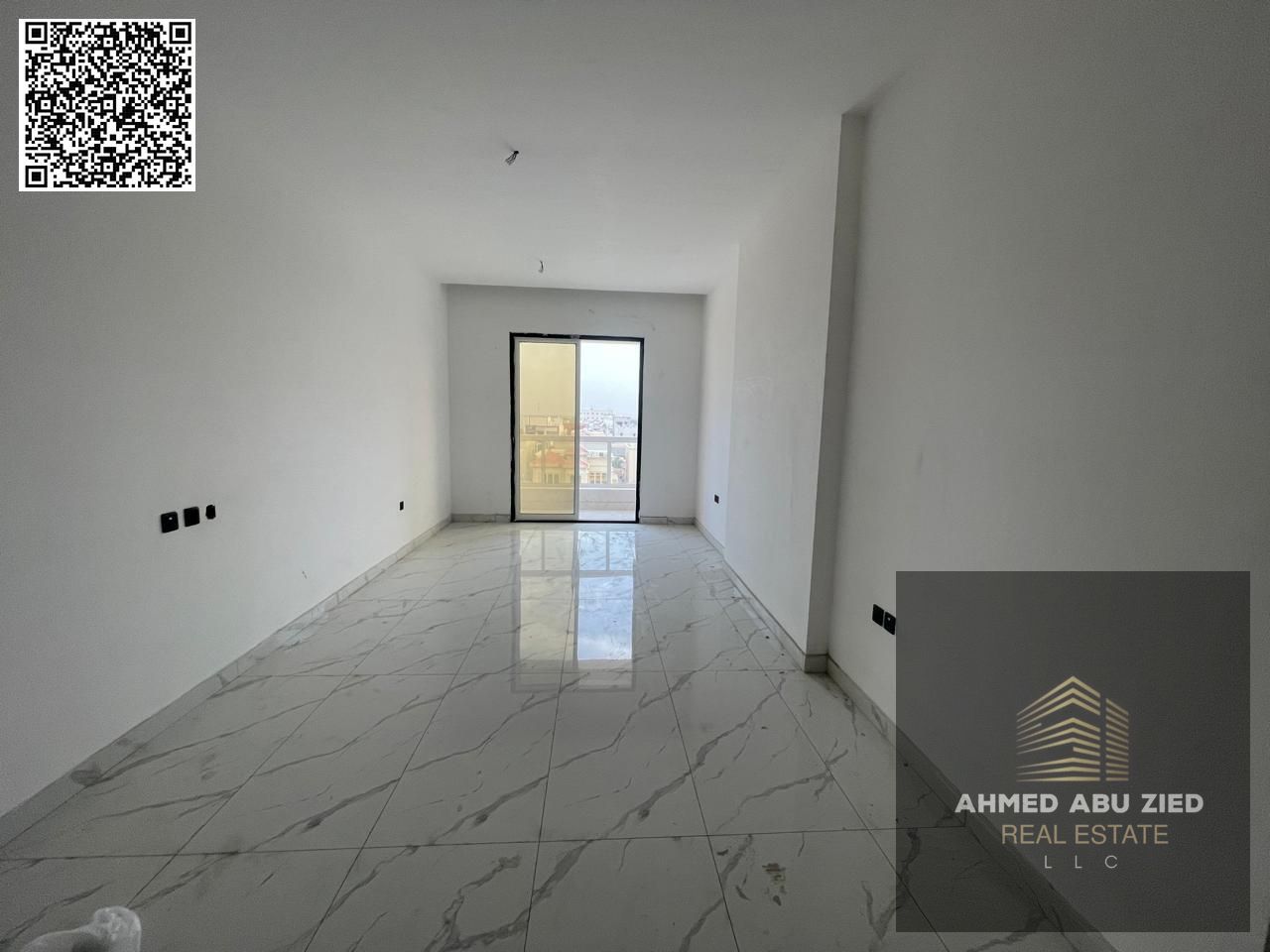 Elegant 1BR + Hall for Annual Rent in Al Rawda 1 | Very Spacious | Large Balcony | 2 Baths | Central AC | 4 Payments | Deposit Cheque
