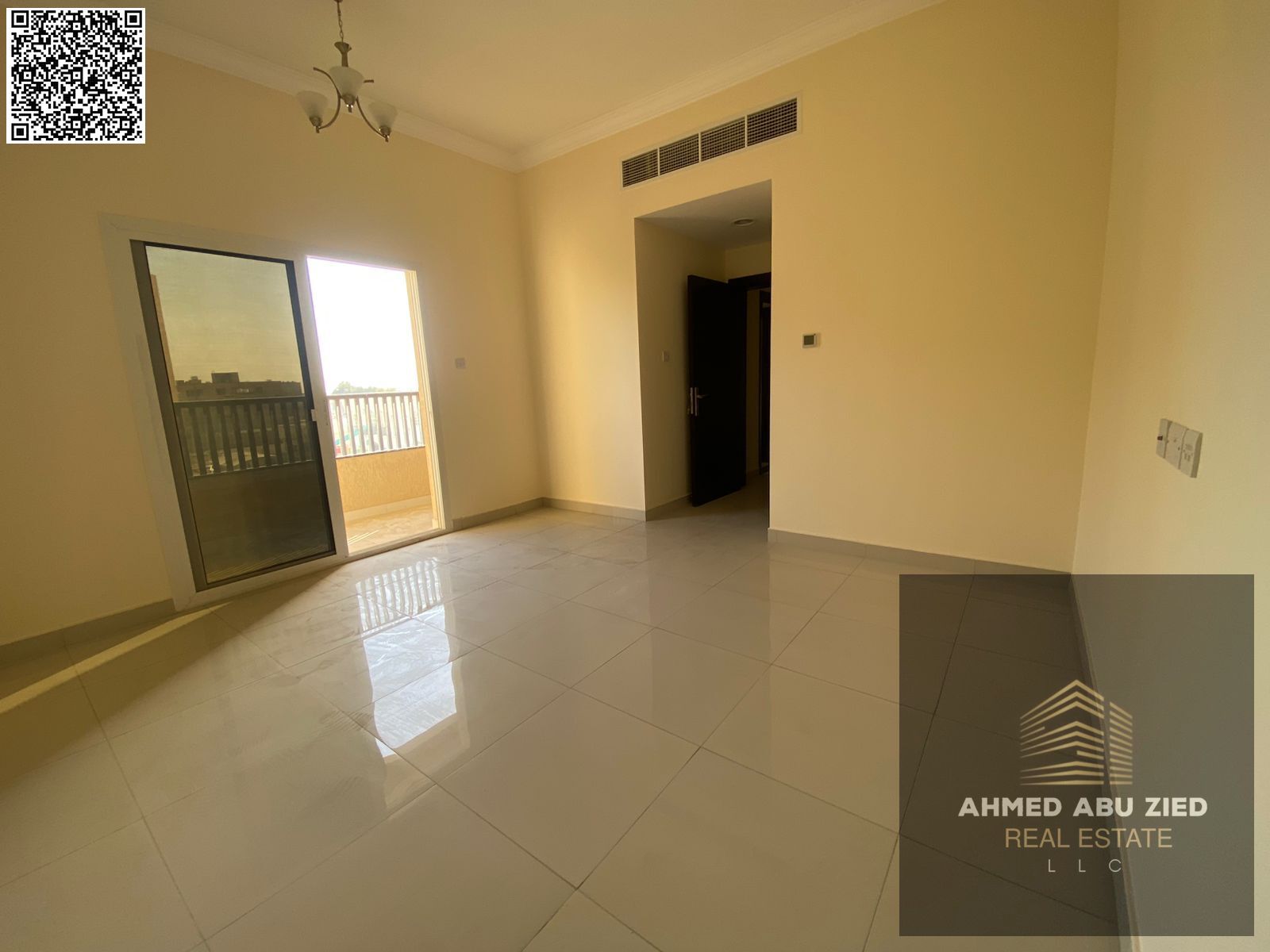 1BR Hall for Annual Rent in Al Rawda 1 | Master Room with Balcony View | First Tenant | Central AC | Prime Location Near Sheikh Ammar St & Dubai/Sharj