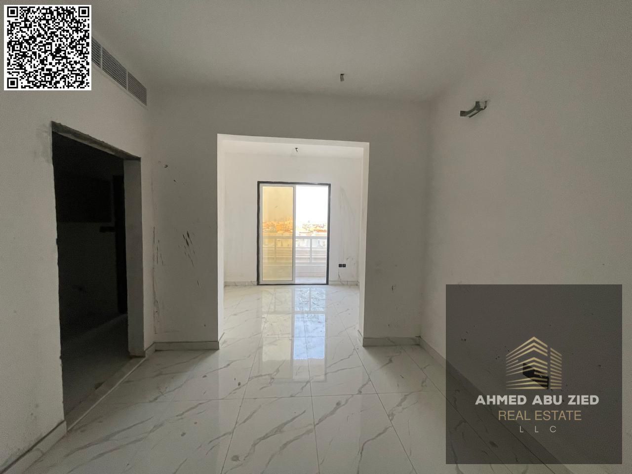 Largest Studio for Annual Rent | First Tenant | Excellent Space | Separate Kitchen | Balcony | Al Rawda 1 | 4 Payments | Deposit Cheque