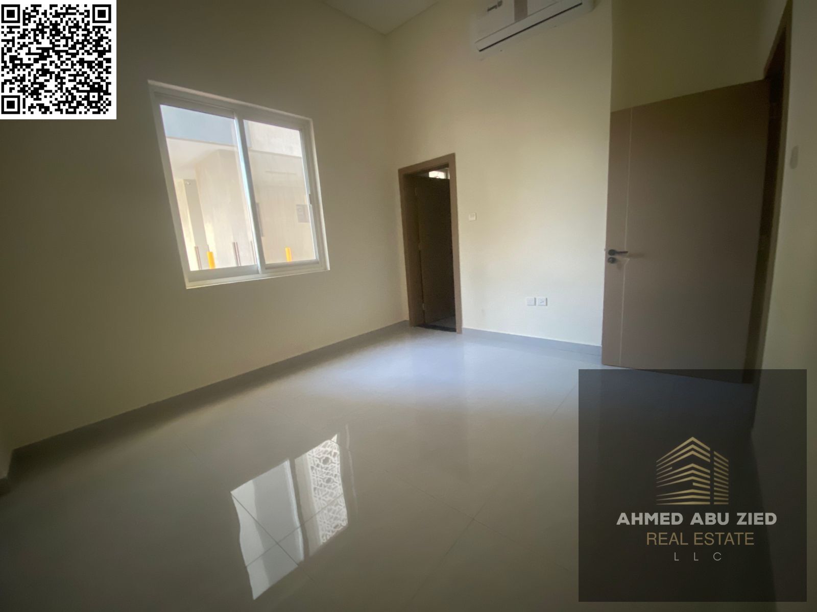 Modern 1BR apartment for annual rent in Al Rawda 1, Ajman – brand new, ground floor, split A/C, elegant finishing, prime location near Sheikh Khalifa