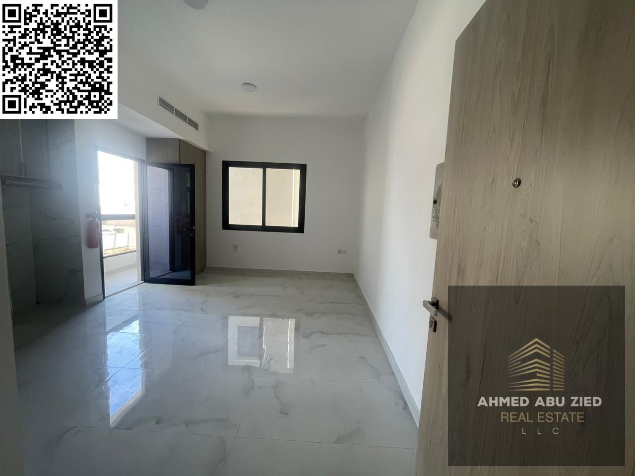 Brand-new studio for annual rent in Al Alia, Ajman – first tenant, balcony with open view, modern finishing, prime location, ideal for singles or cou
