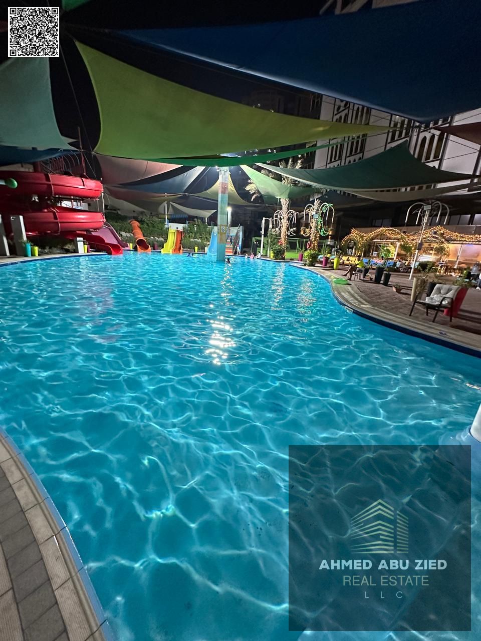 One of Ajman’s best apts | Free parking, gym, pool & aqua park | Master BR, 2 baths, balcony, built-in wardrobes, central A/C, easy 311 access.
