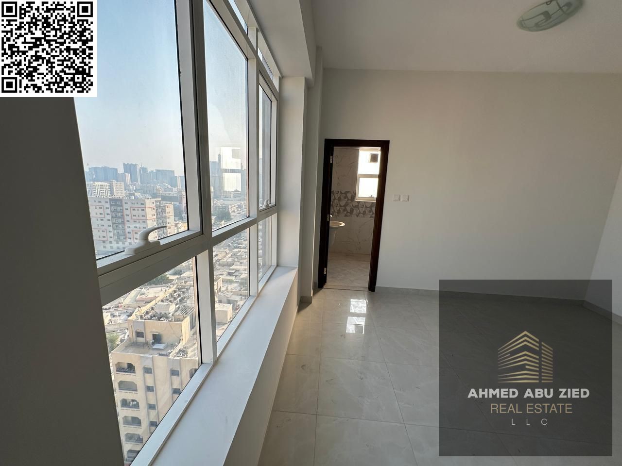 Luxury first-tenant 2BR apartment in Al Rumaila, Ajman 3 bathrooms, 2 balconies, private parking, near Ajman Corniche, premium finishing, AED 56,0