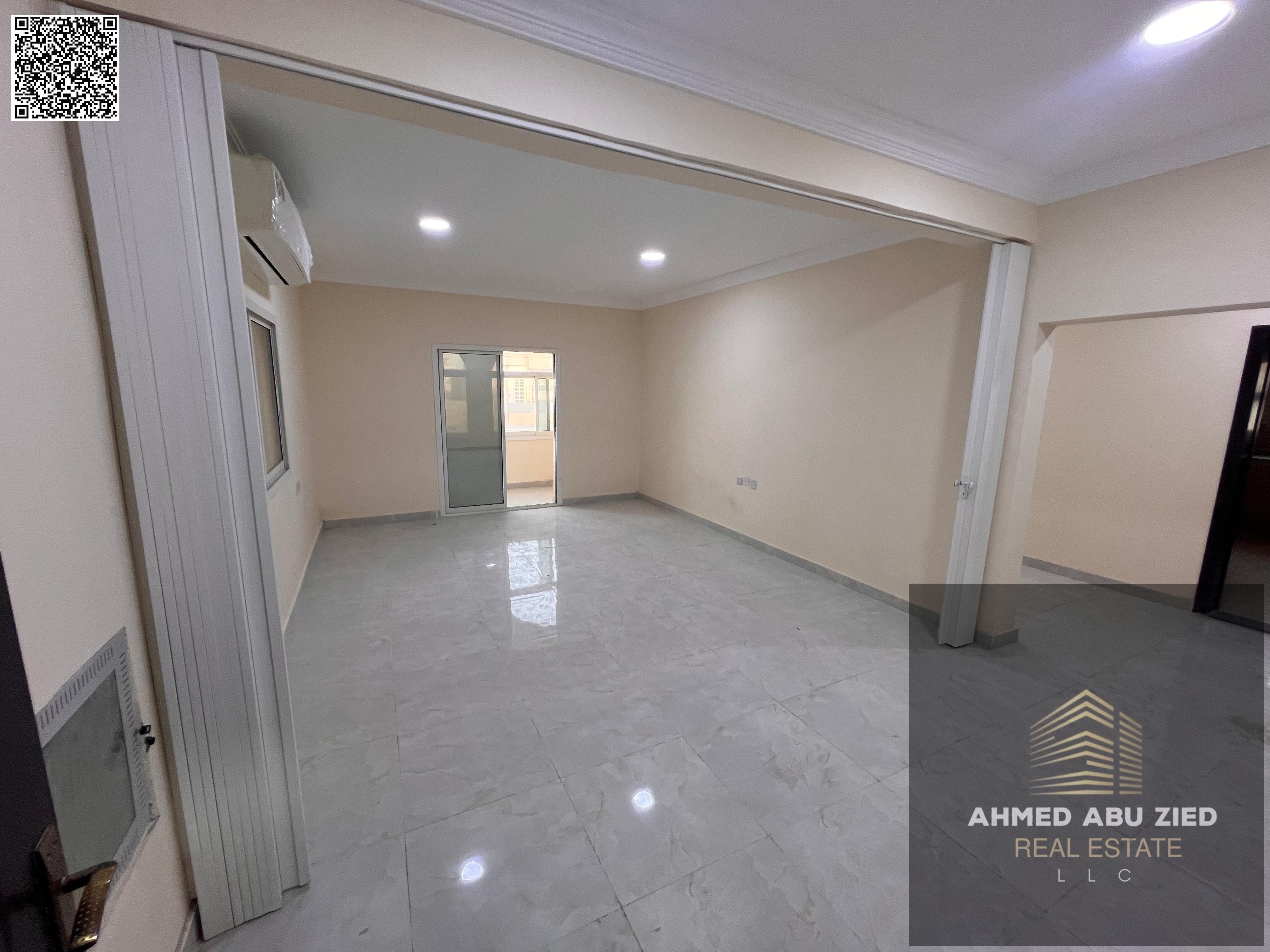 **1BR in Al Rawda 3 (Sheikh Ammar St): master bedroom, 2 baths, balcony, split AC, quality finish, spacious, close to all services. **
