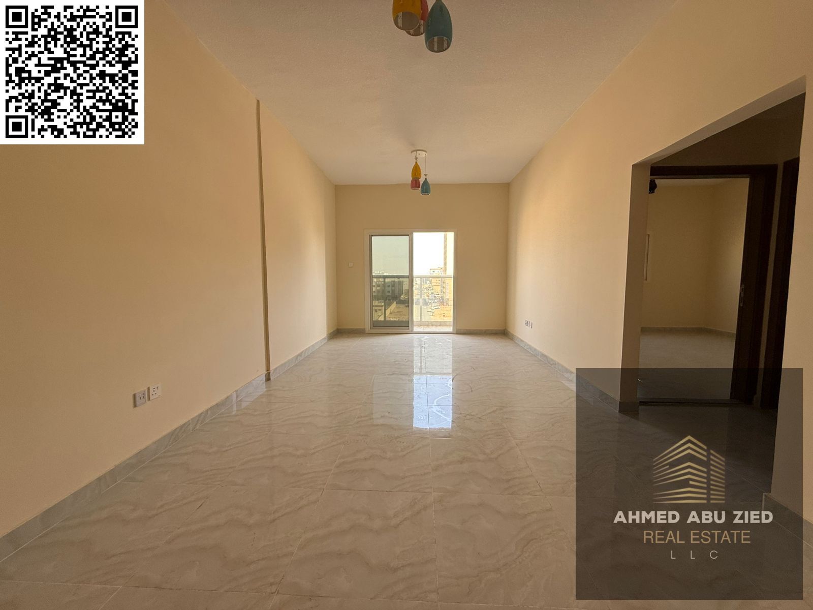 Live in style at Al Jurf 3, Ajman – brand-new 1-bedroom apartment, first tenant, luxury finishing, 2 bathrooms, prime location near Sheikh Mohammed B