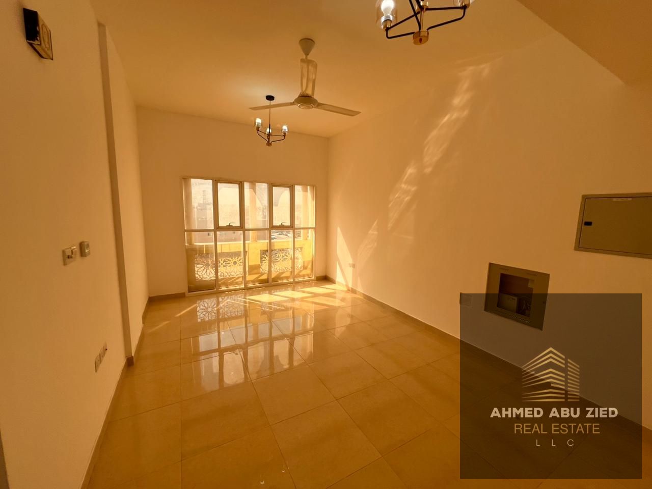 **1BR in Al Mowaihat 3: master room, spacious hall, large kitchen, 2 baths, balcony, central AC, easy access to Dubai/Sharjah. **