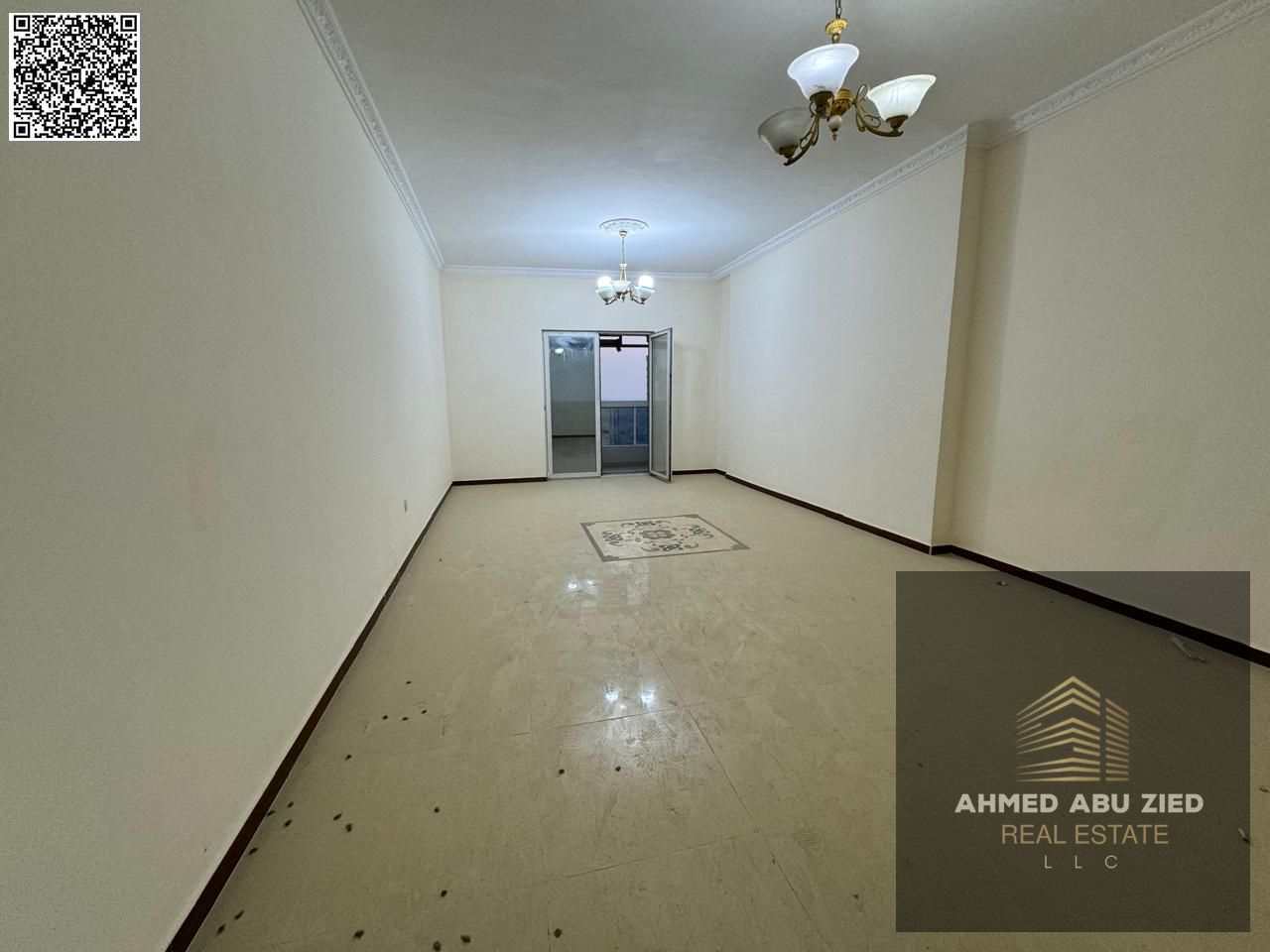 2BR apartment for annual rent in Al Nuaimiya 3, Ajman – 2 bedrooms, spacious hall, central AC, balcony, nice finish, great location near Dubai exit.