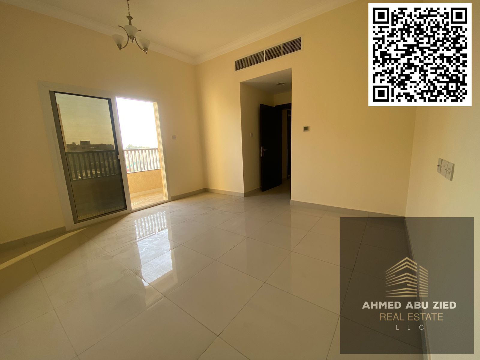 Master bedroom and hall | Balcony with a nice view | First tenant | Central AC | Prime location in Al Rawda near Safeer Mall and Sheikh Ammar Street