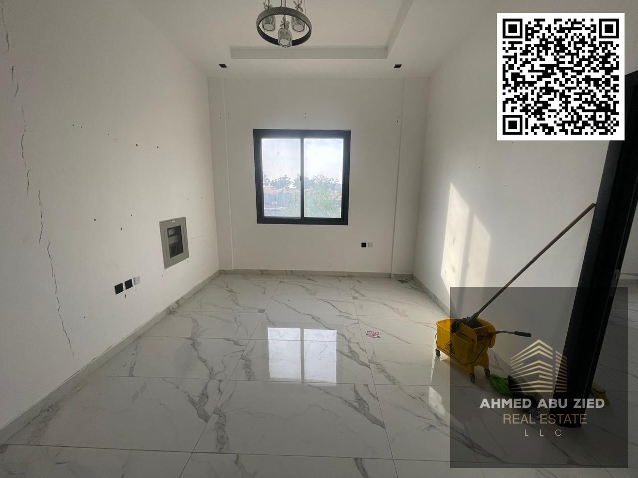 Luxurious and elegant two-bedroom apartment with a living room | 3 bathrooms | Spacious layout | 2 master bedrooms | Central air conditioning | Prime