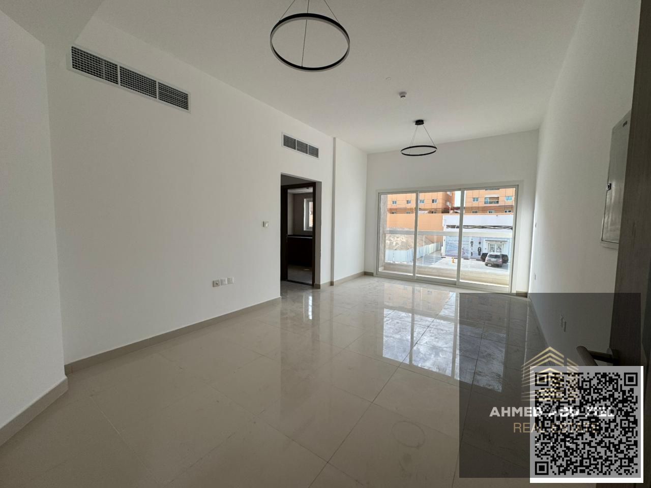 Brand New 1 Bedroom Apartment for Annual Rent in Al Jurf 3 Ajman Near Sheikh Mohammed Bin Zayed Road with Balcony & Central AC – 35K