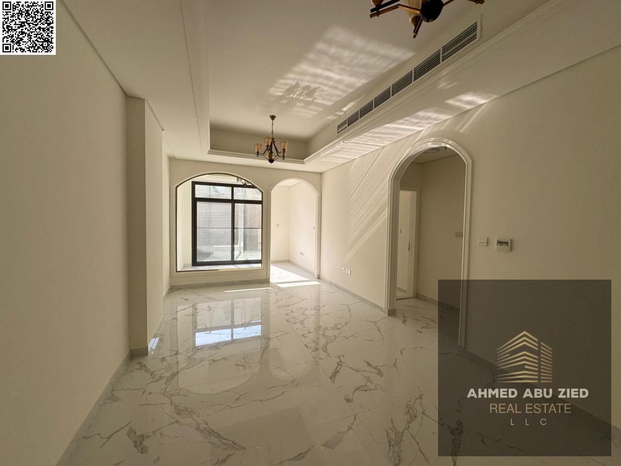 The best and most beautiful one-bedroom apartment for annual rent - first occupancy - living room and majlis - with swimming pool - master bedroom - 2