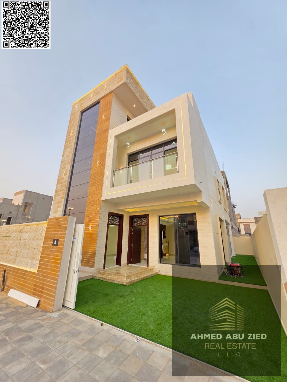 Luxury villa for rent in Al Yasmin, Ajman with a private pool | 6 master bedrooms with high-end finishes | Spacious living and dining room | Maid's ro