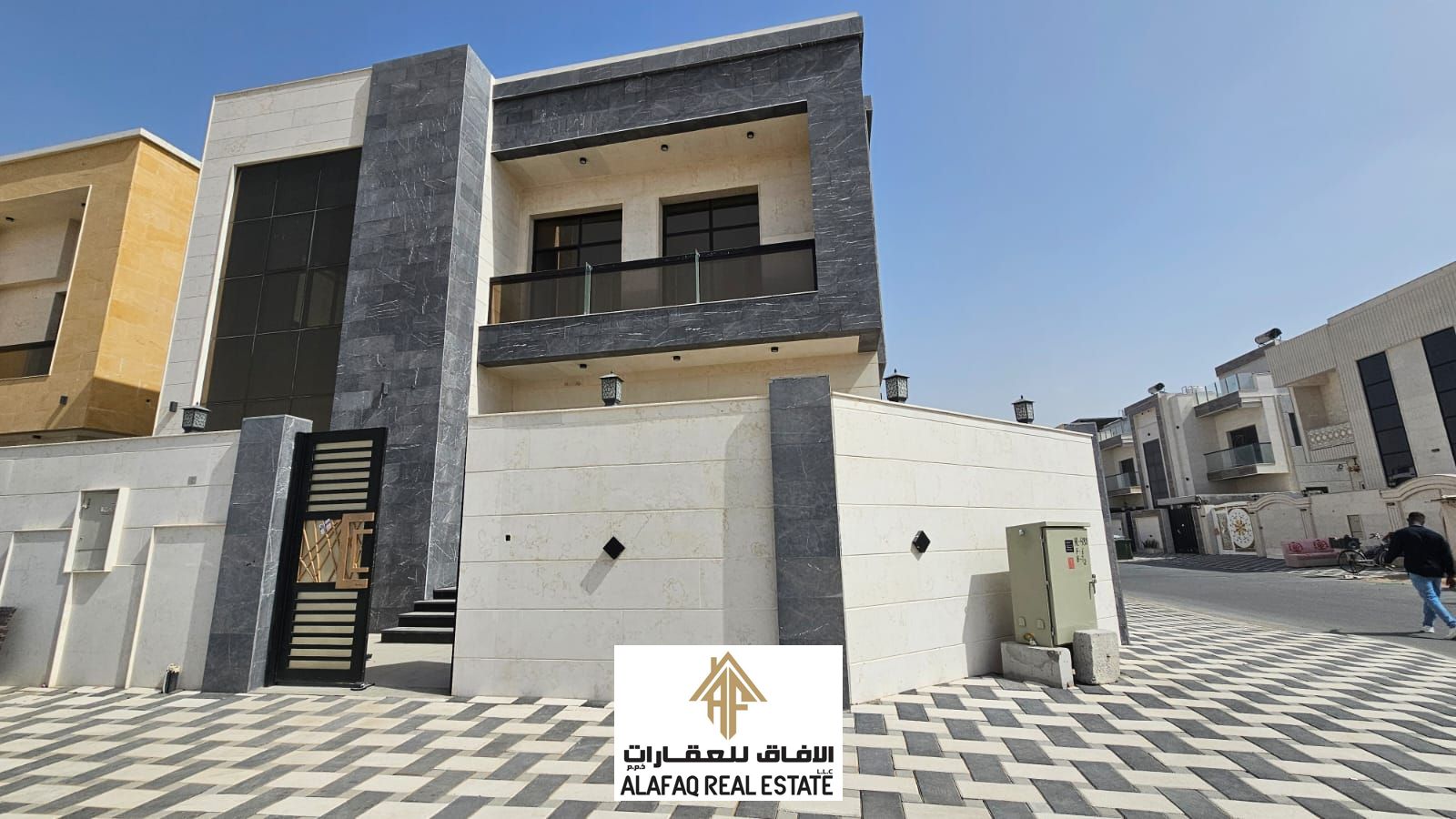 Luxury Corner Villa for Sale in Al Yasmeen – Ajman, Modern Design, High-End Finishing, Prime Location Near Schools, Malls & Main Roads