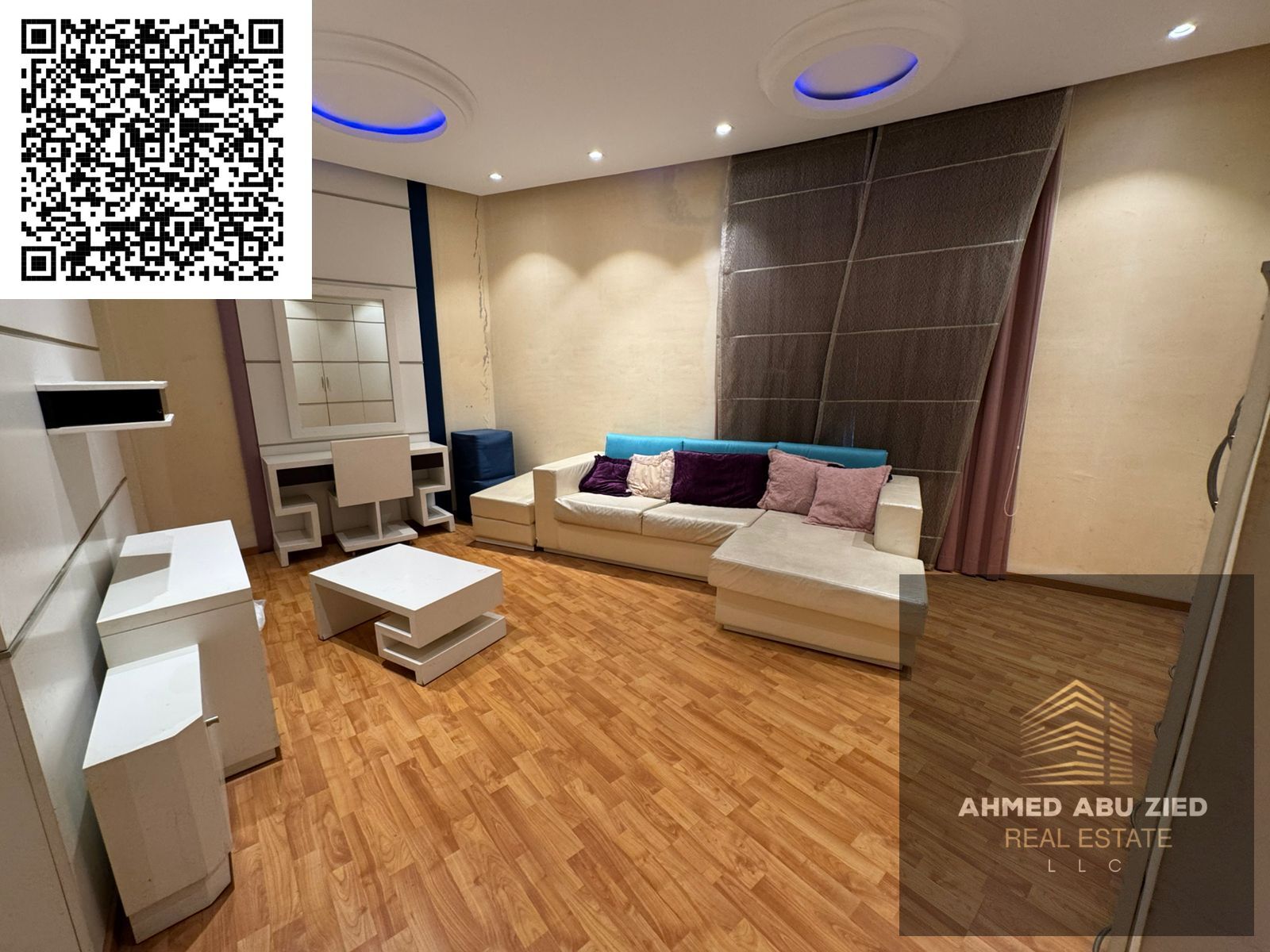 Fully Furnished 1 Bedroom Apartment for Annual Rent in Horizon Towers Rashidiya 1, Master Bedroom, 2 Bathrooms, 2 Balconies, Central AC, AED 45,000