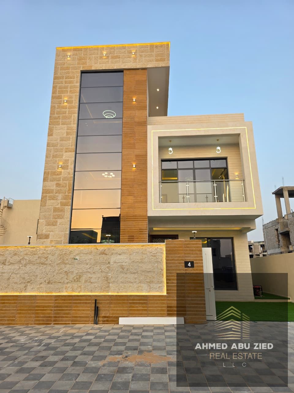 Super deluxe two-storey< villa with spacious areas, ready to move in, offering 3,000 sq. ft of comfortable family living. 5 master bedrooms Maid’s room
