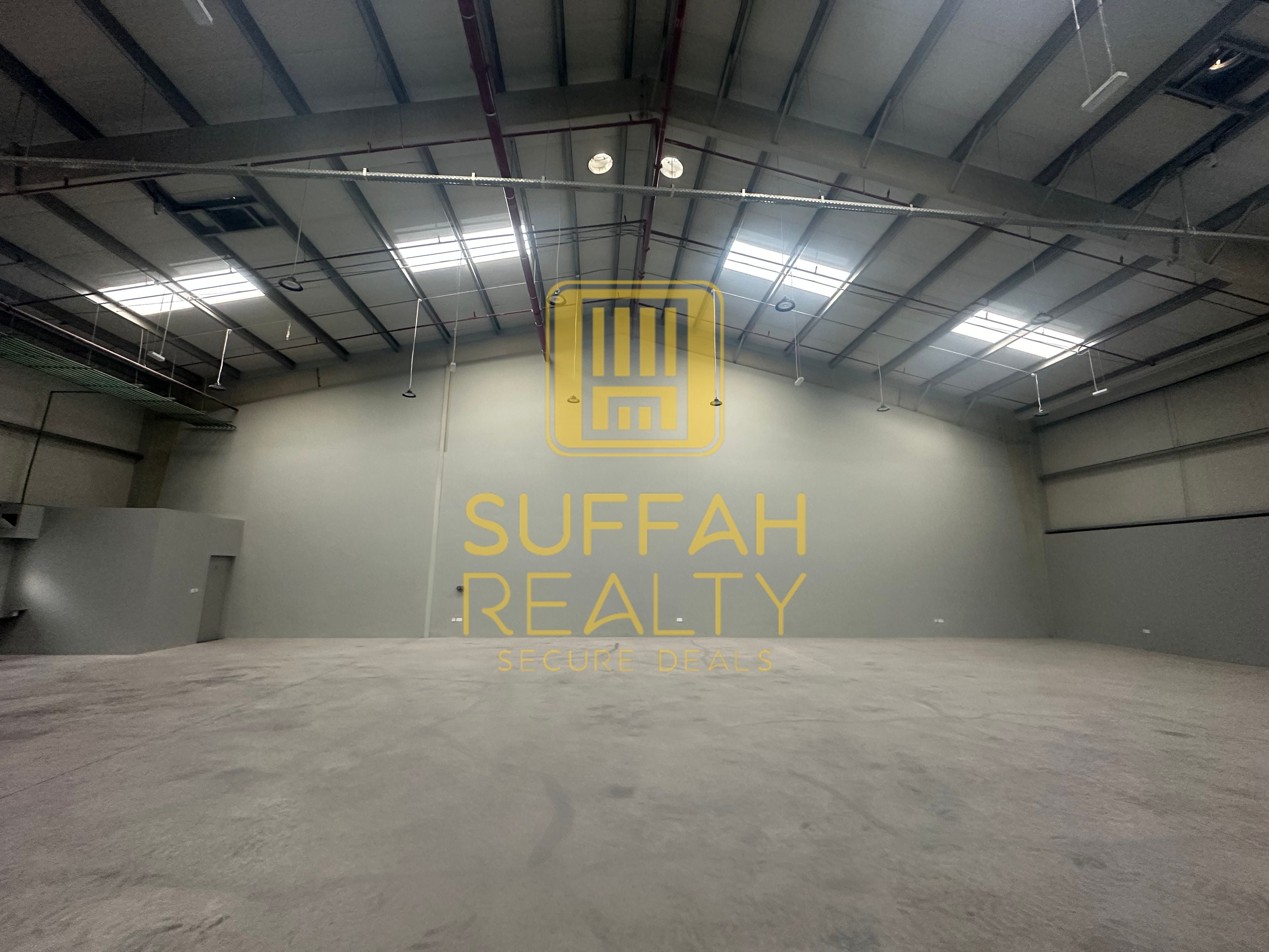 Brand New Tax-Free Commercial Warehouse for Rent in Al Khabaisi – 60kW Power | Prime Location