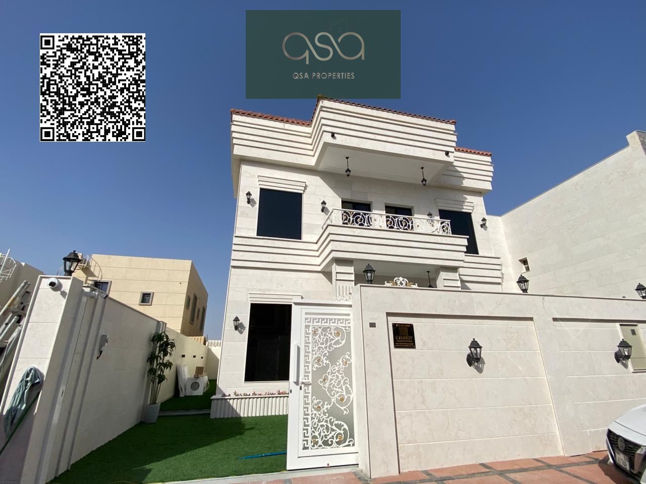 For sale: A modern villa near the mosque in Al-Helioo 2 (directly next to the Al-Azha project), close to all services.