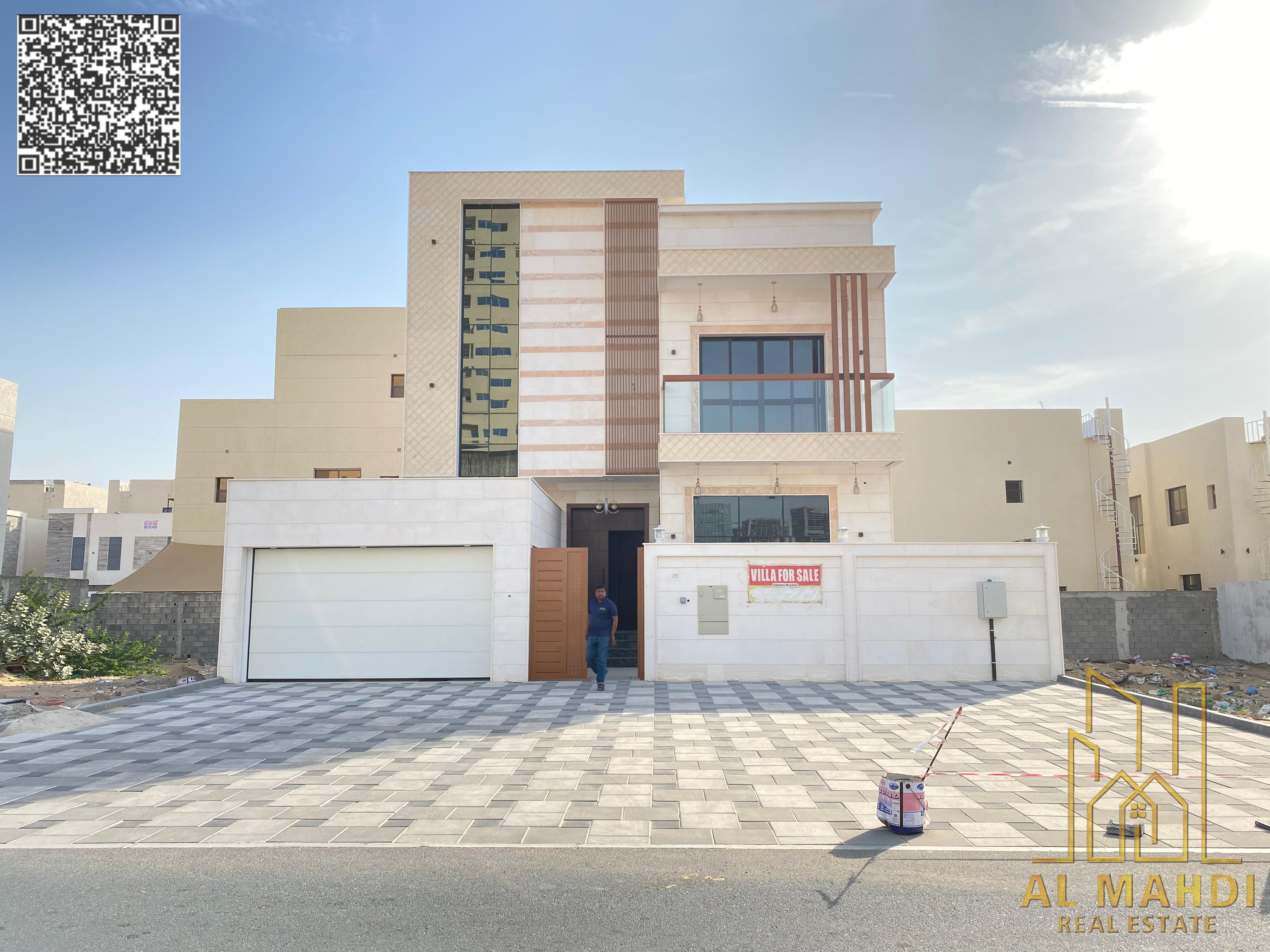 For sale in Ajman, excellent location, registration fees included, freehold ownership for all nationalities, easy monthly installments for the longest