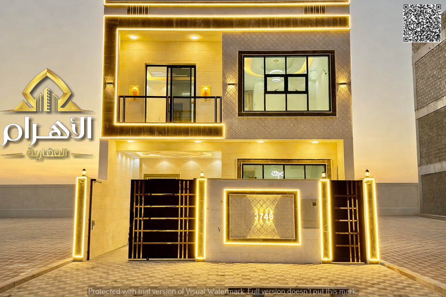 Villa for sale in Al Yasmin | Two floors and a roof | 5 master bedrooms | Built-up area 3200 sq ft | Price includes registration and ownership fees