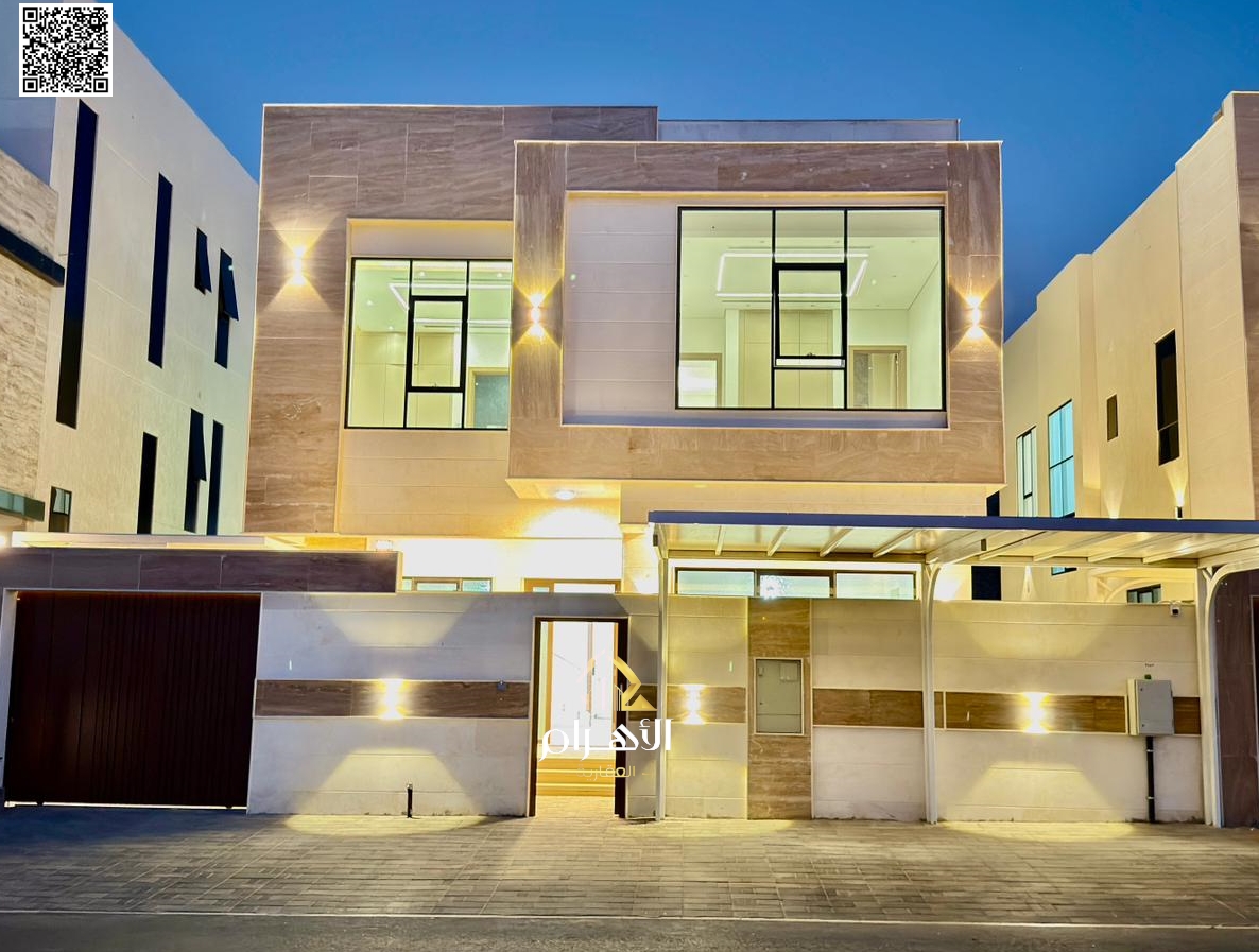 **Luxury Villa in Al Zahya – Ajman** Ready for immediate occupancy with high-end finishes and spacious interiors. **Freehold ownership for all nat