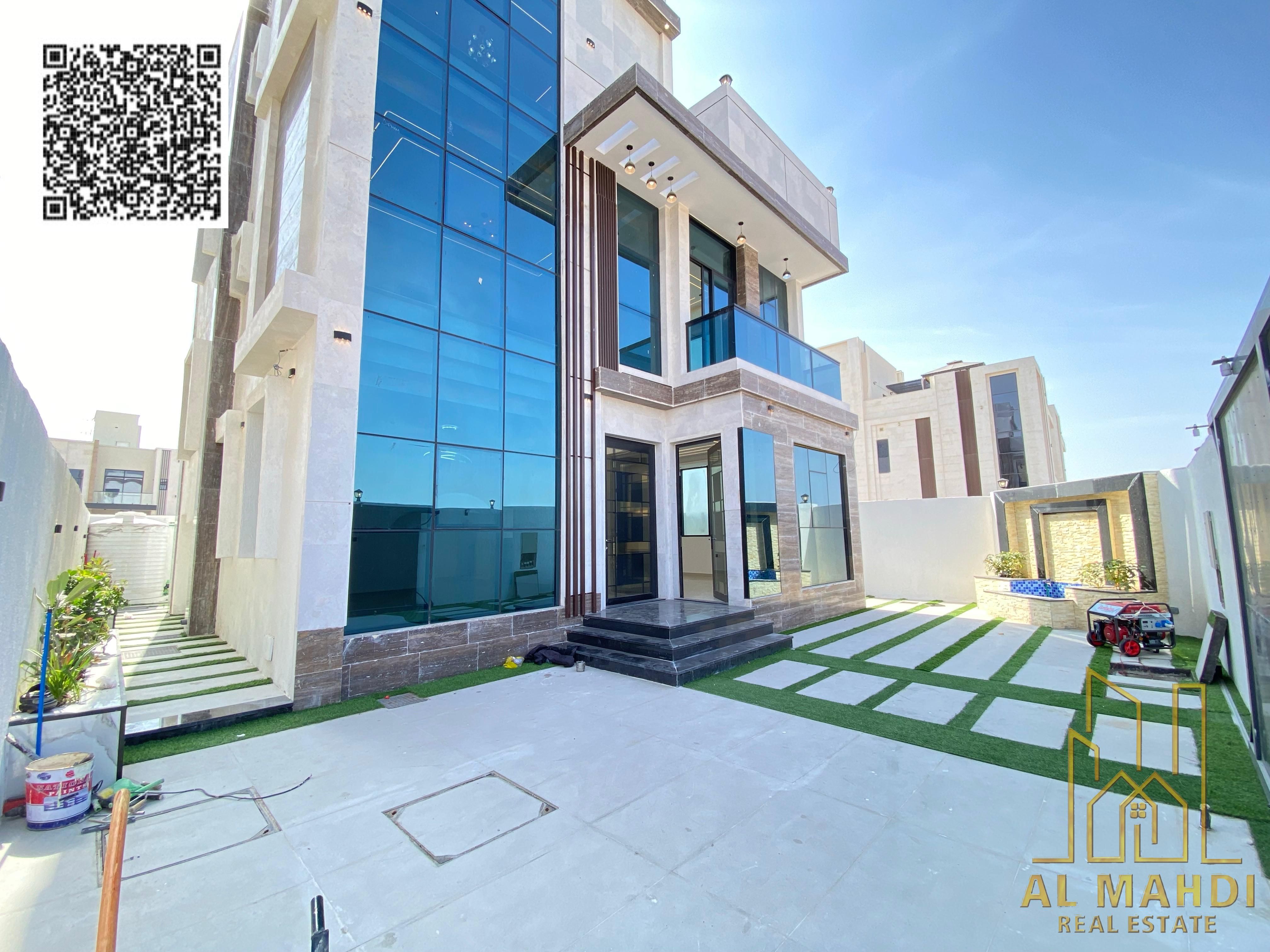 A unique opportunity at an attractive price and with no annual fees! Own a villa for sale in Ajman. First occupancy, freehold, super deluxe finishing,