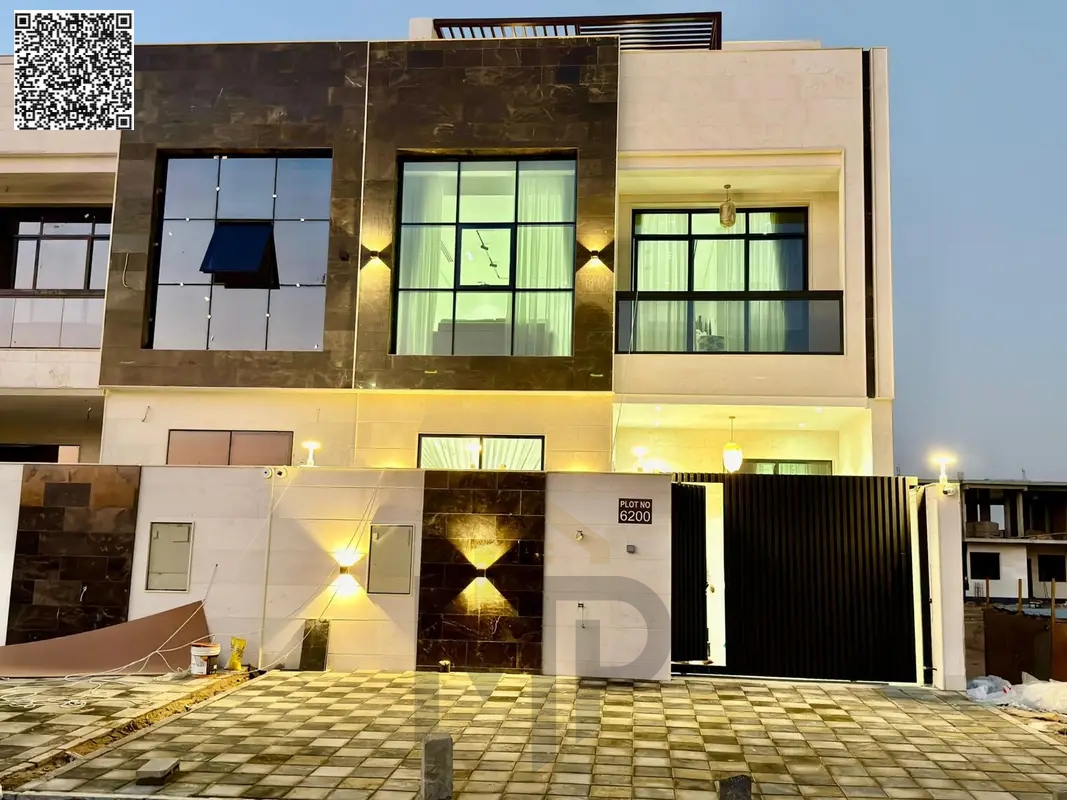 Villa for sale in Al-Haliyo 2 | Two floors and a roof | 5 master bedrooms | Built-up area 3200 sq ft | Price includes registration, ownership fees and