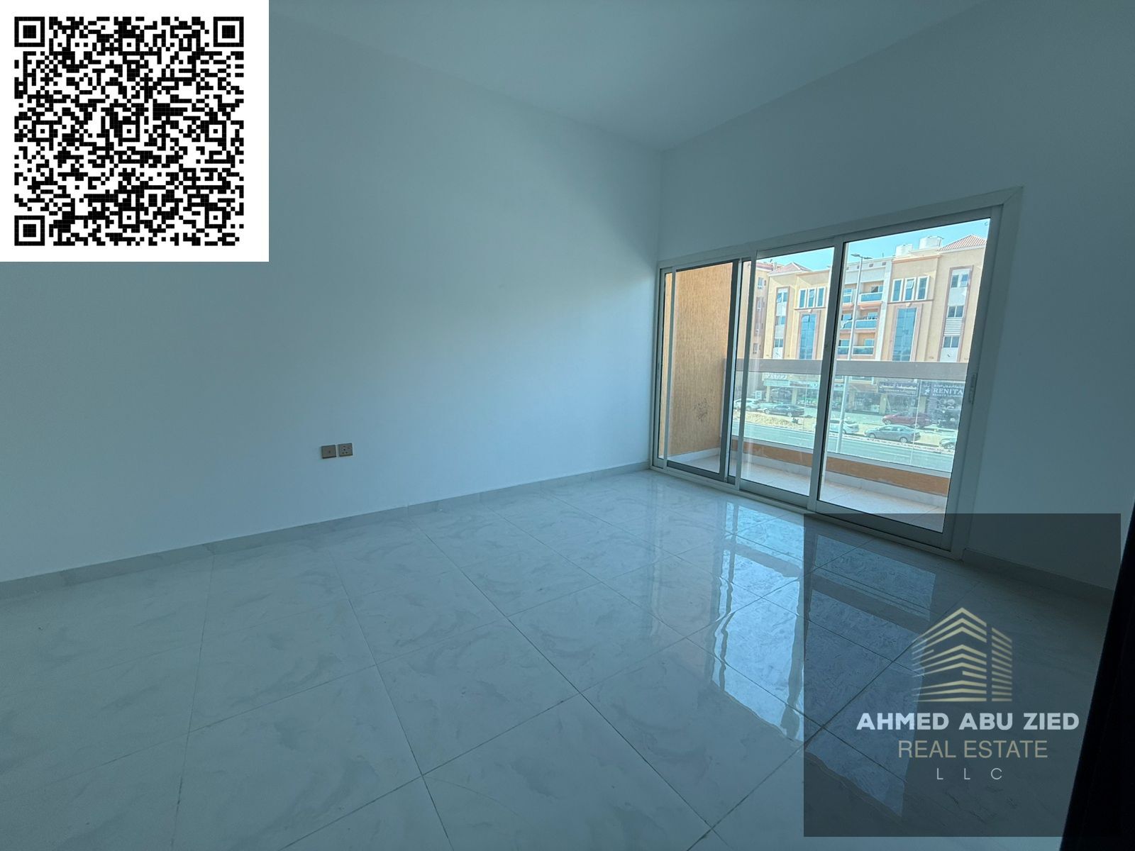 Two-bedroom apartment with living room for annual rent in Ajman Al Mowaihat 3, brand new first tenant, two master bedrooms, 3 bathrooms, balcony, one