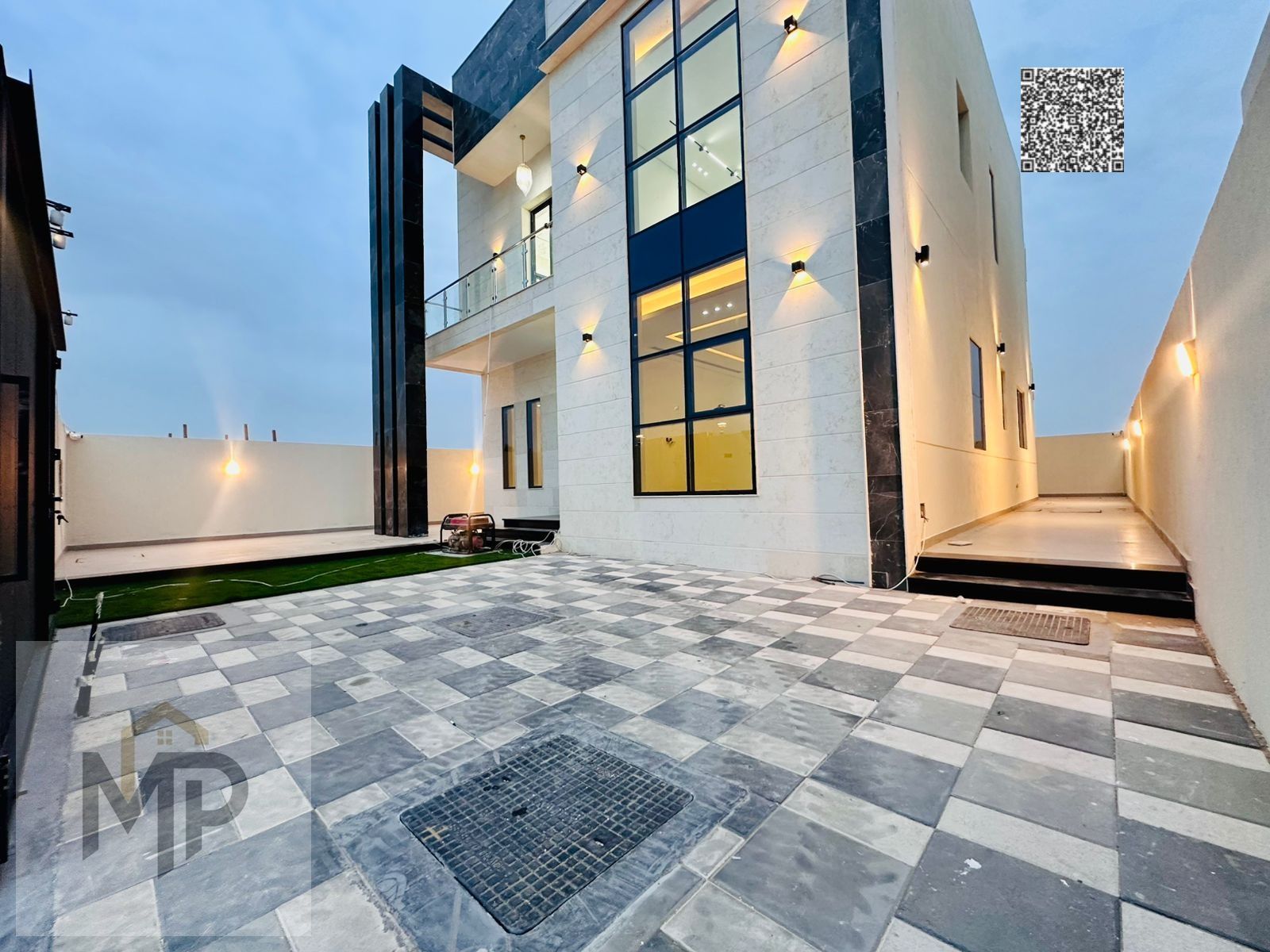 For sale, a villa in Ajman, at a price including registration and ownership fees, an excellent location, freehold for life for all nationalities, with