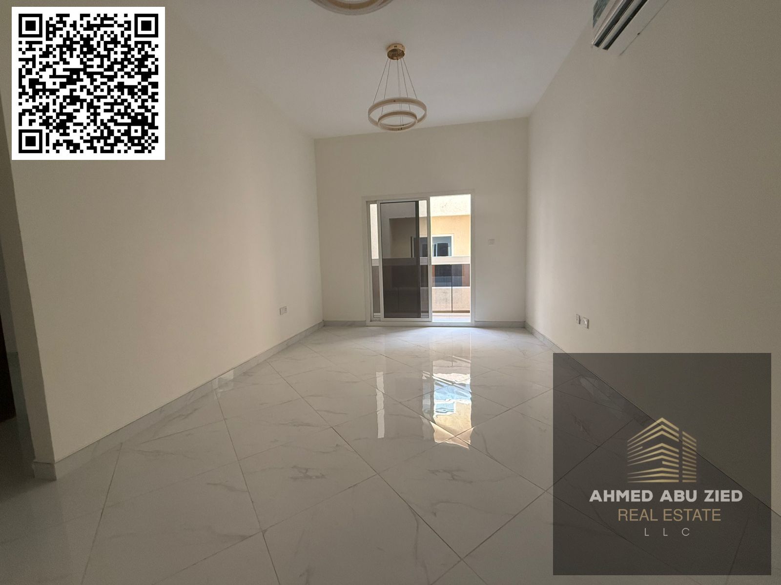 New building | First occupant | One month free | One bedroom and living room | Two bathrooms | Central air conditioning | Balcony with open view | Pri