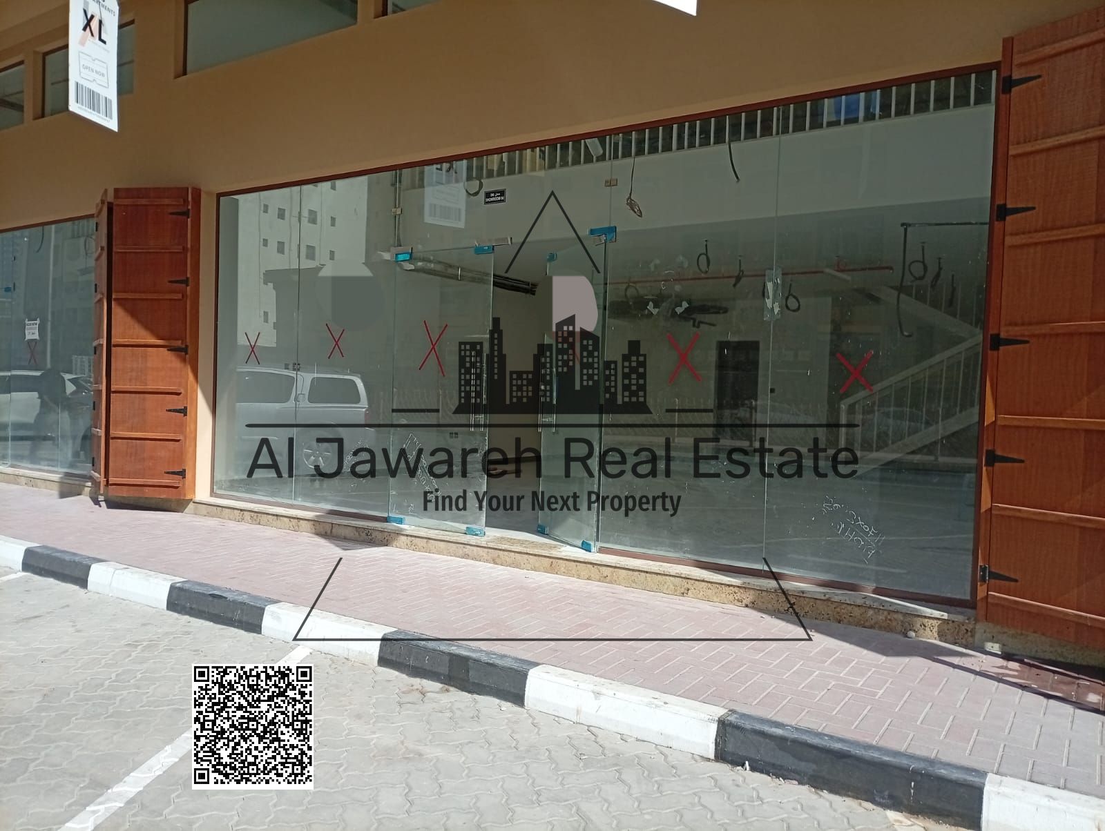 First-time occupant mezzanine shop for rent in Al Bustan, Ajman