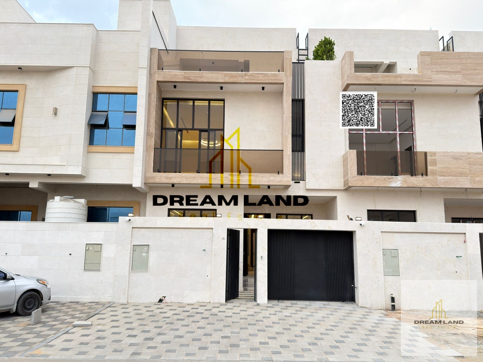 Including registration fees, Amazing town house, consists of 5 master bedrooms with built in wardrobes and rooftop, now for sale in upscale area,