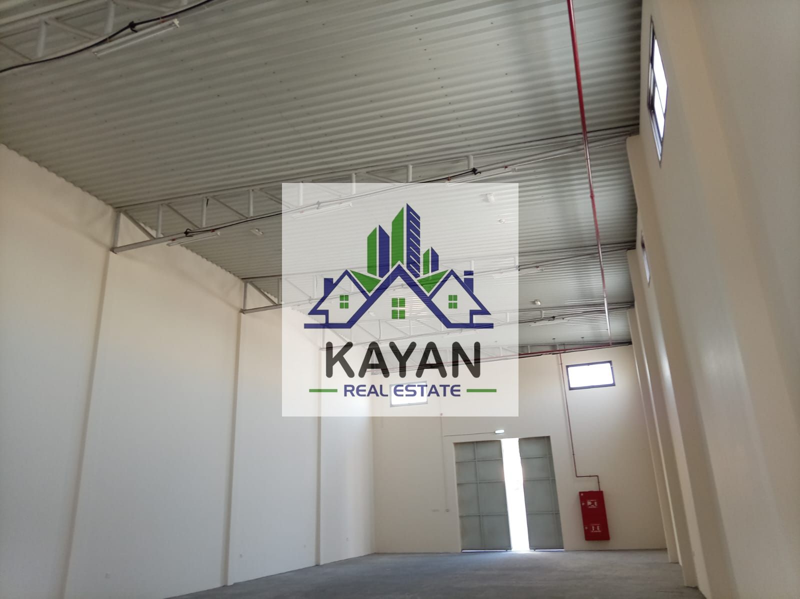 warehouse available for rent with a total area of 2,400 sq. ft, - 25 kW power supply