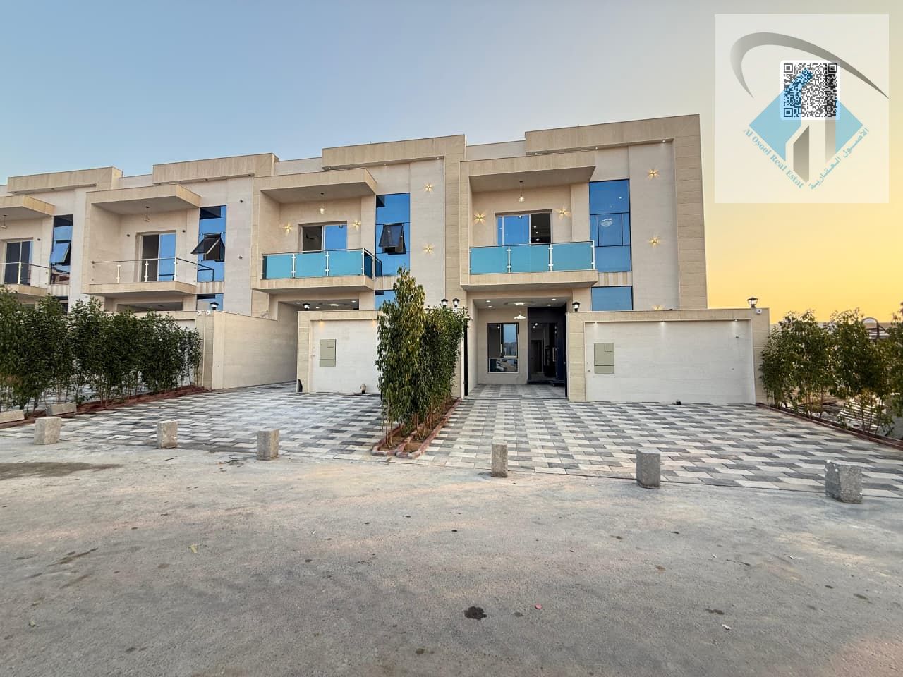 Your dream villa with luxurious finishes, including registration and ownership fees, close to all services, 3 minutes from Sheikh Mohammed Bin Zayed R